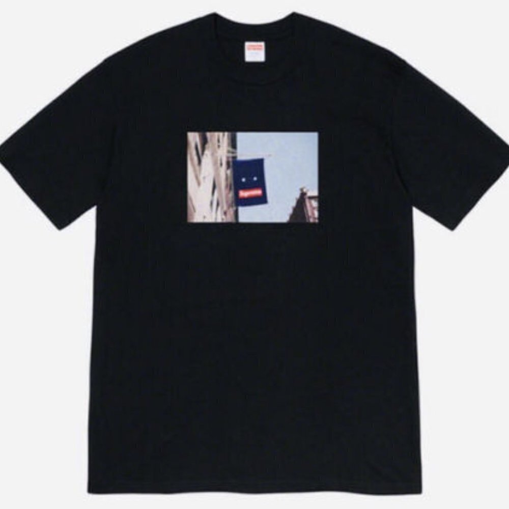 SUPREME Banner Tee Medium Black